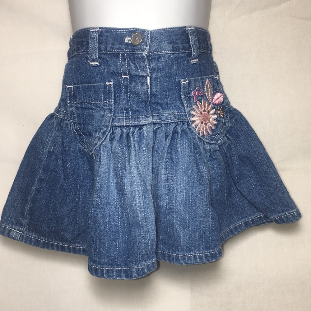 ST BERNARD Denim Blue Jean Skirt Size 12-18 Months